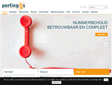 Tablet Screenshot of portingxs.nl